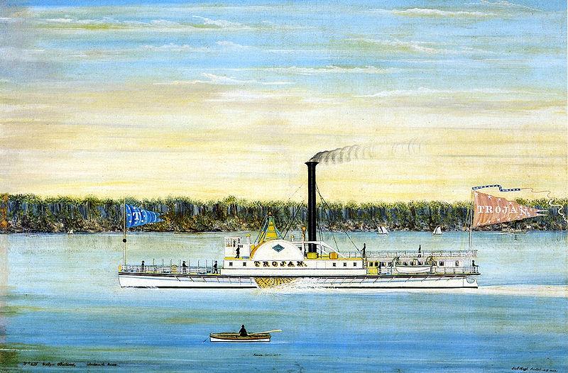  Trojan, Hudson River steamboat